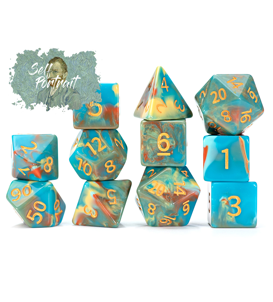 Van Gogh Dice - Self Portrait